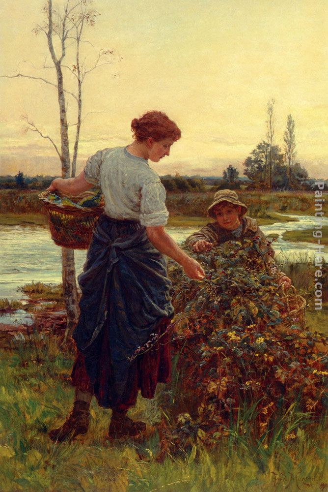 The Harvest painting - Frederick Morgan The Harvest art painting